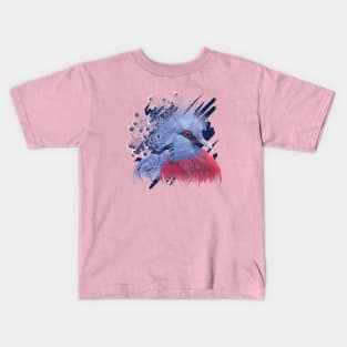 Crowned pigeon Kids T-Shirt